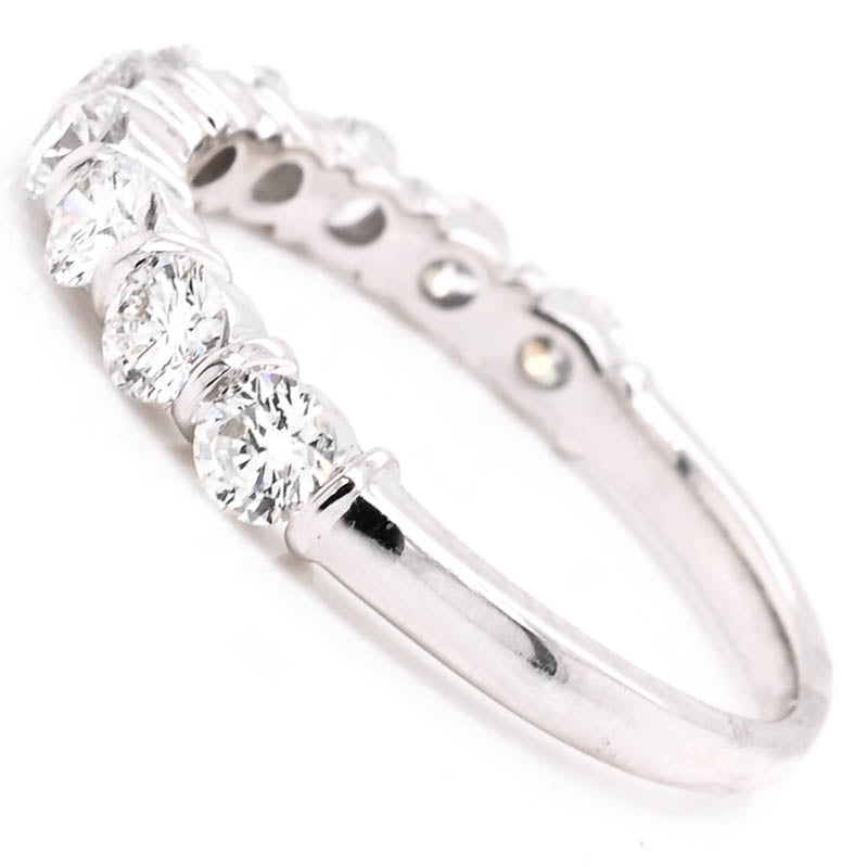 14KT White Gold 0.71CTW Diamond Wedding Band