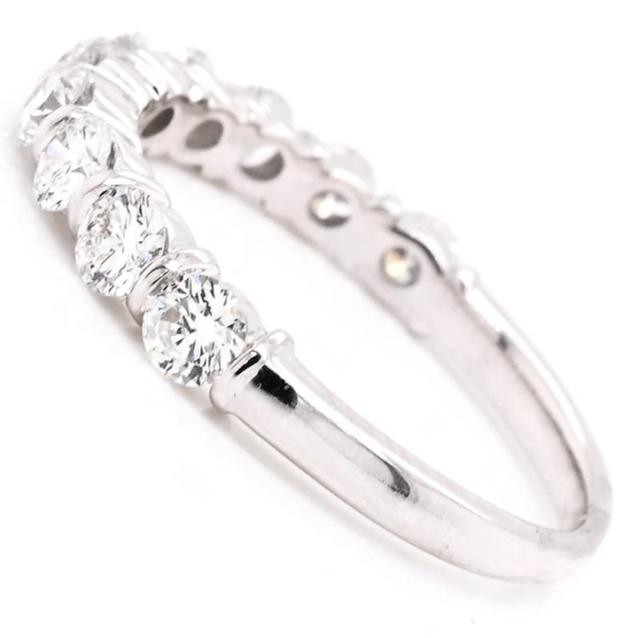 14KT White Gold 0.71CTW Diamond Wedding Band