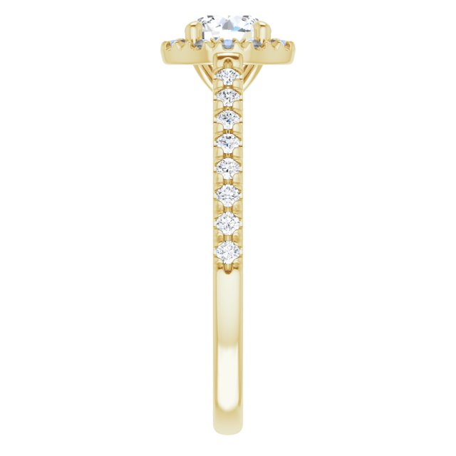 Graziella Originals Diamond Engagement Ring - 0.83 CTW  GIA Certified I1-D Centre Diamond