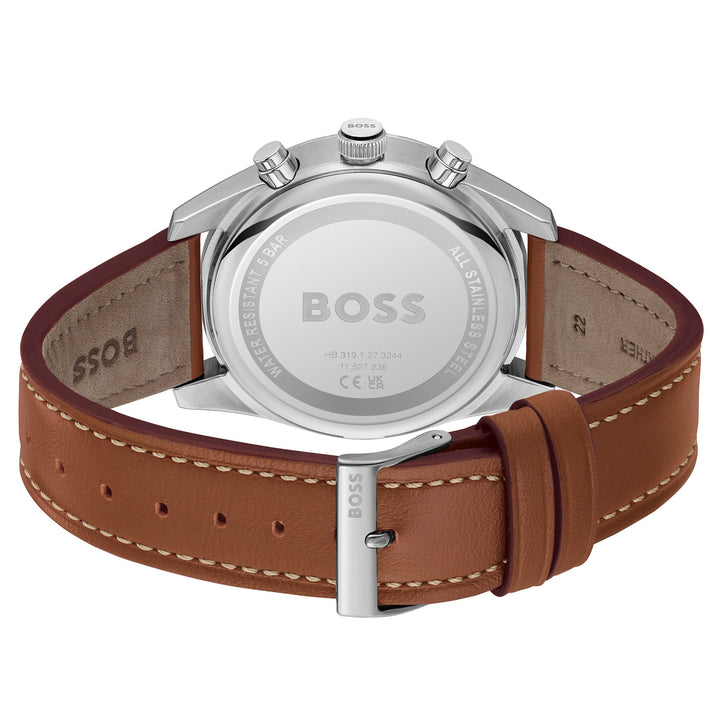 Hugo Boss Skytraveller 44mm Quartz Watch 