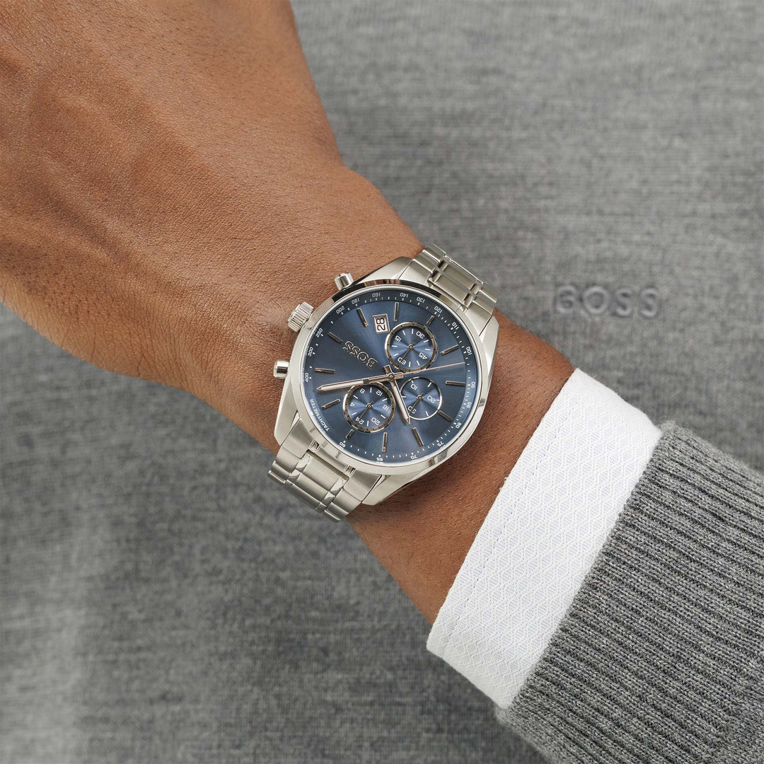 Hugo Boss Grand Prix 44 44mm Quartz Watch 