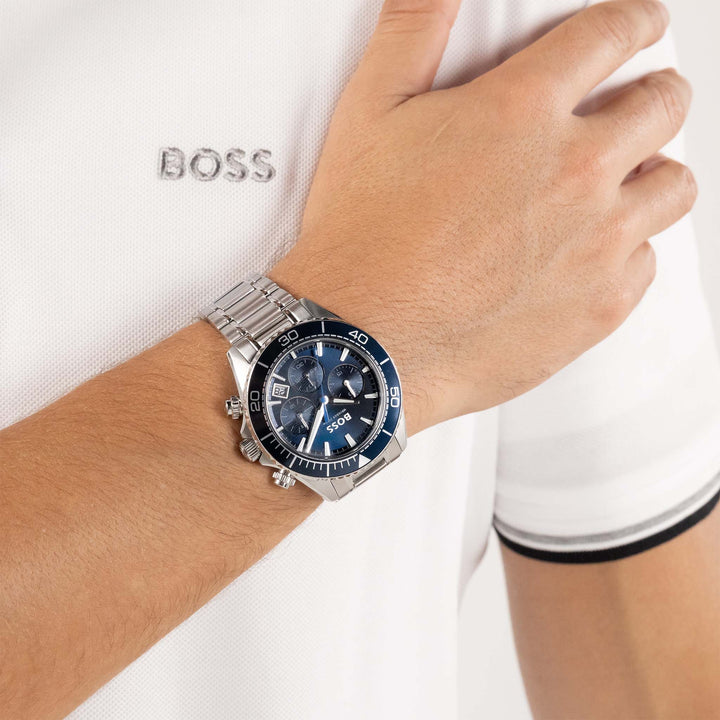 Hugo Boss Sealiner 44mm Quartz Watch 