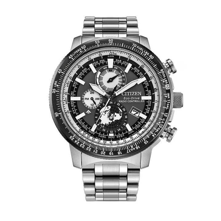 Citizen Promaster Geo Trekker 46mm Chronograph Eco-Drive Watch. BY3006-53H