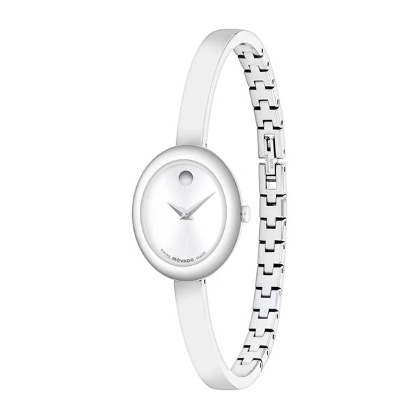 Movado Museum Bangle 25.5mm Swiss Quartz Watch. 0608070