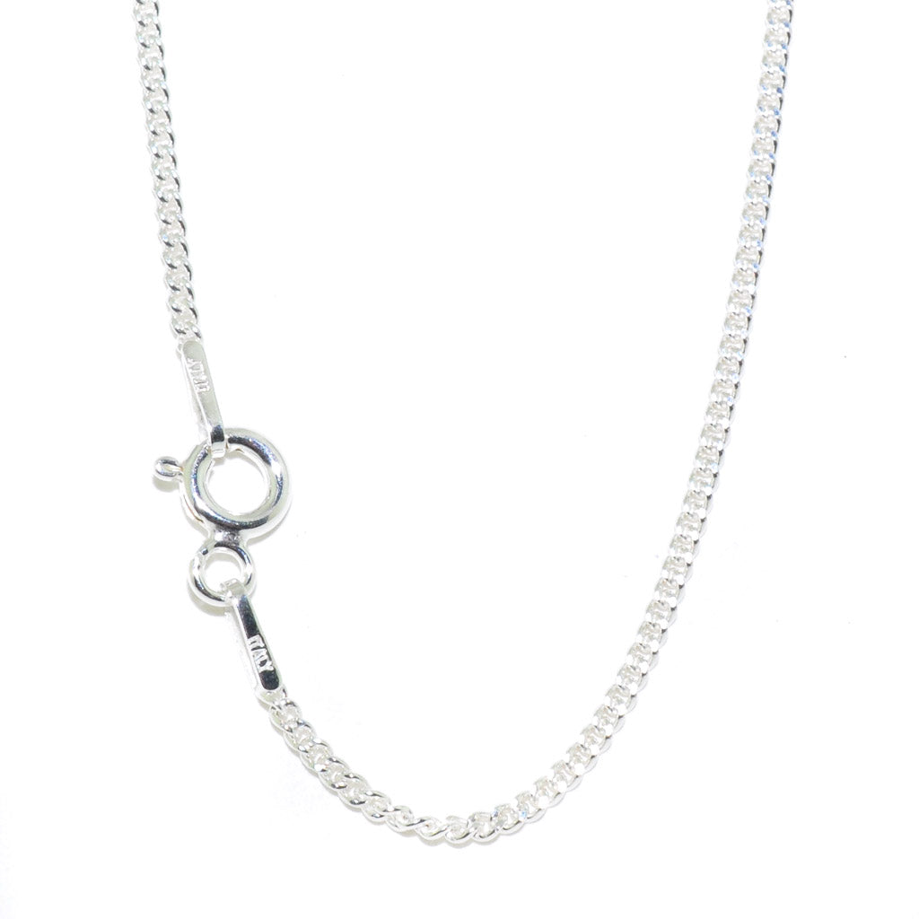 Sterling Silver 22"1.5mm Curb Link Chain.