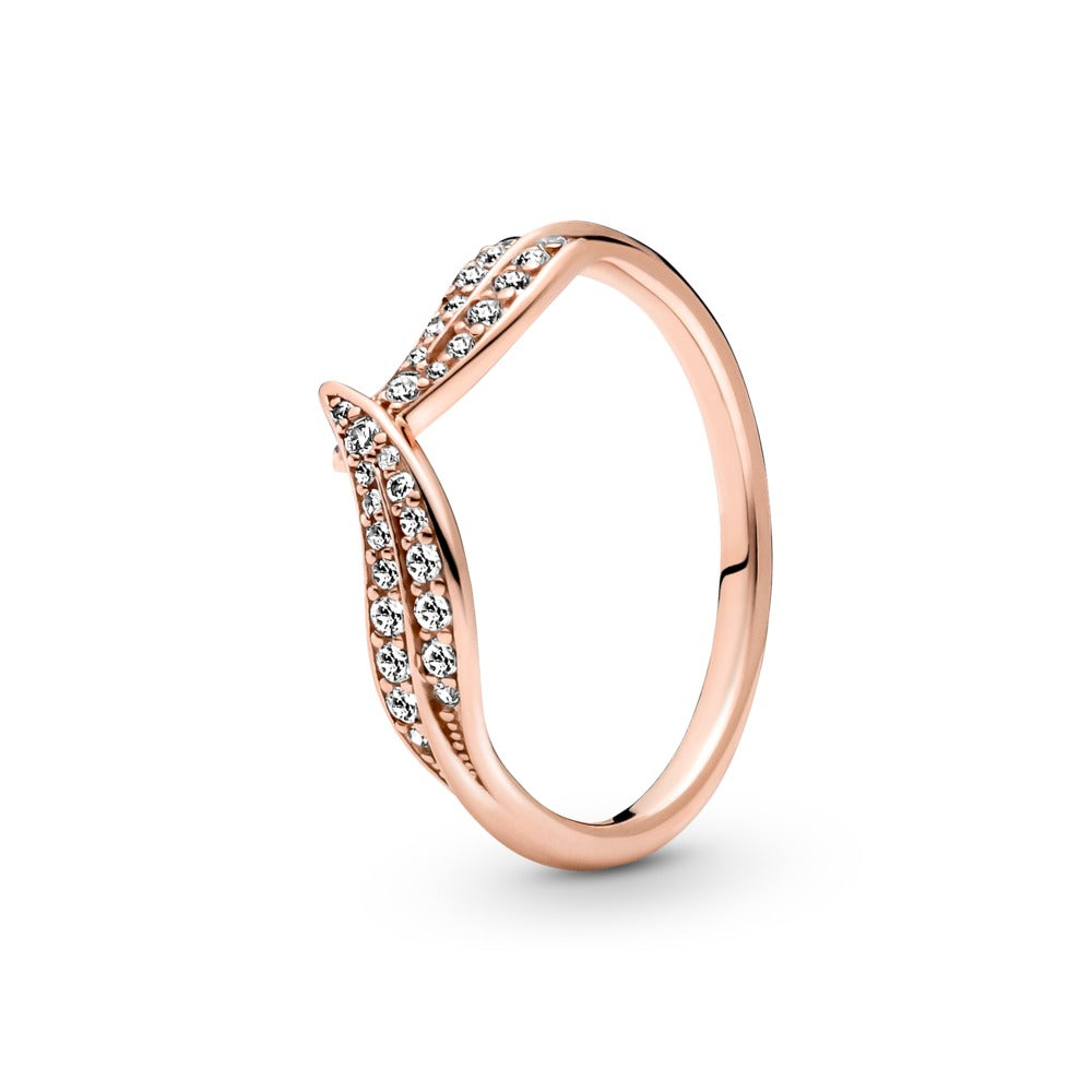 Sparkling Leaves Ring