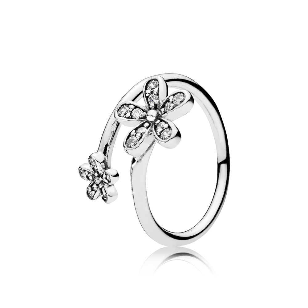 Dazzling Daisies, Clear CZ