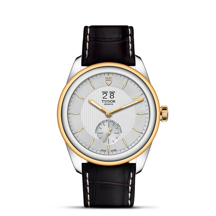 Tudor Glamour Double Date Watch - M57103-0019 - 42mm steel case