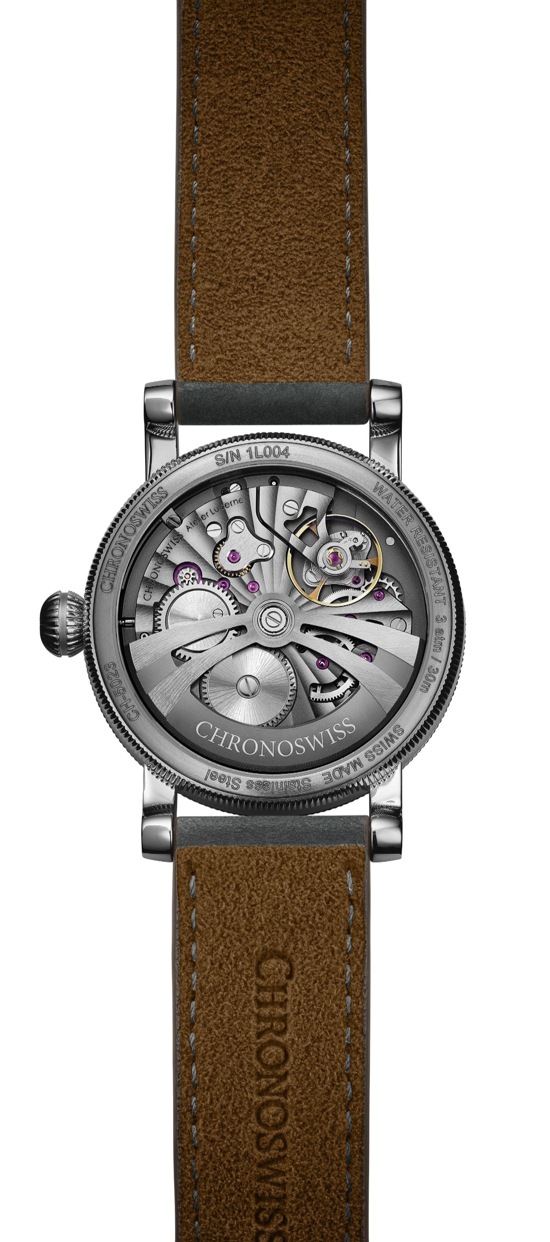 Chronoswiss Strike Two Highland 40mm Automatic Watch. CH-5023-GRSI/39-2