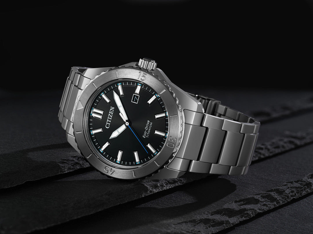 Citizen Brycen Super Titanium 41mm Eco-Drive Watch. AW1840-50E.