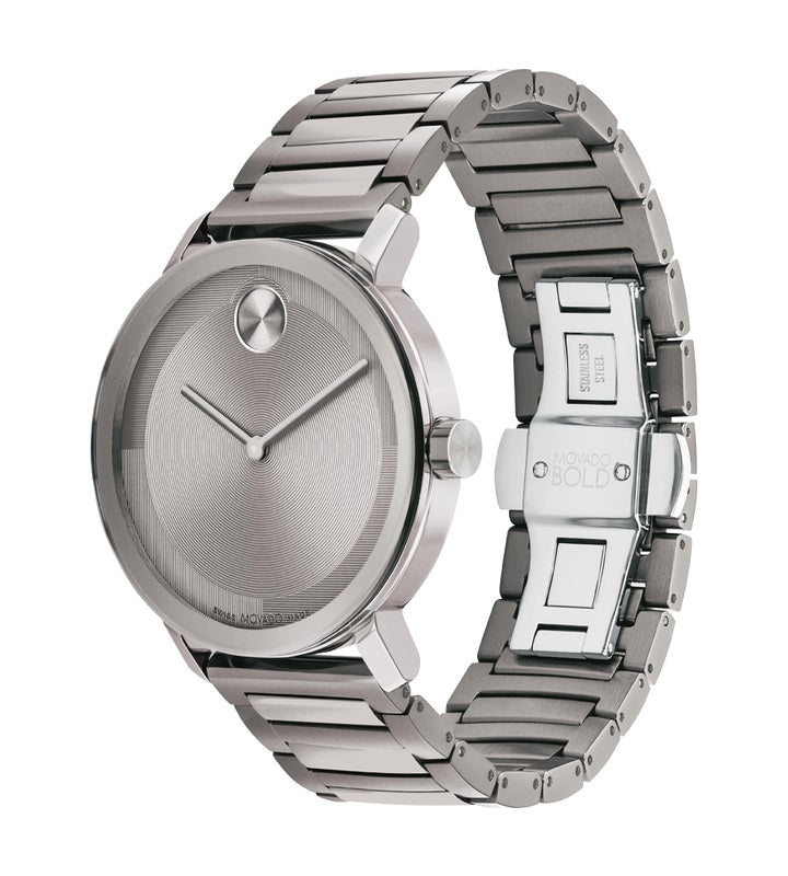 Movado Bold Evolution 2.0 40mm Swiss Quartz Watch. 3601096.