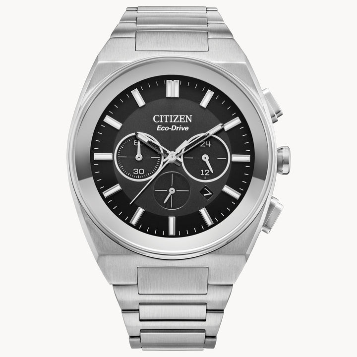 Citizen Axiom SC 43mm Eco-Drive Chronograph Watch. CA4580-50E.