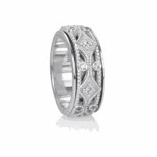 Sacred,  Meditation Ring, Sterling Silver, C.Z. Size 9