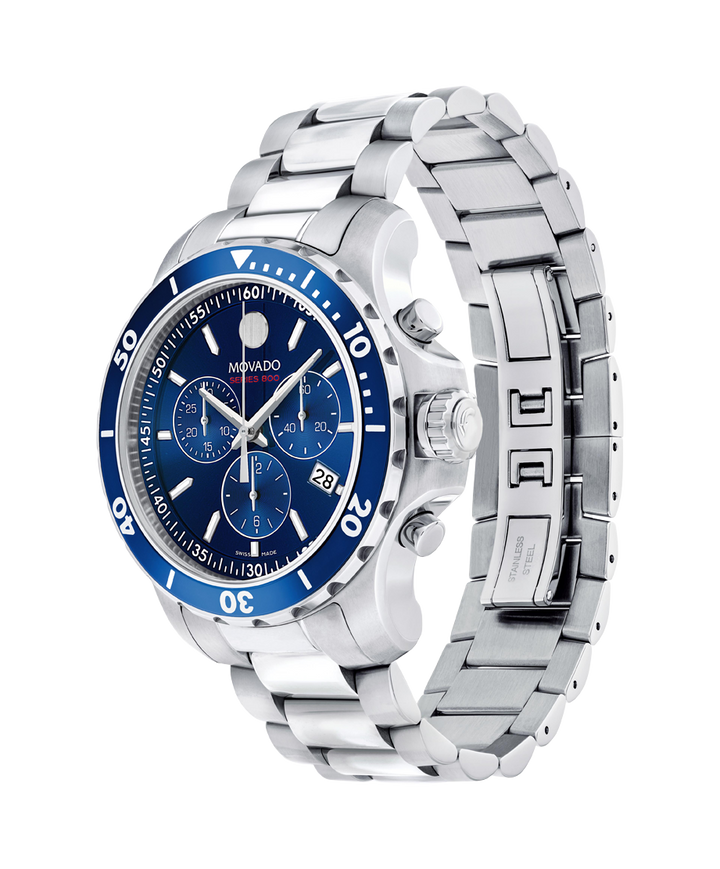 Movado Series 800 42mm Chronograph Quartz Watch. 2600141.