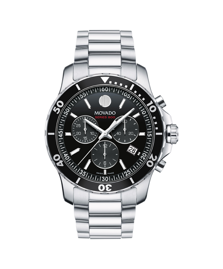 Movado Series 800 Chronograph 42mm SwissQuartz Chronograph Watch 