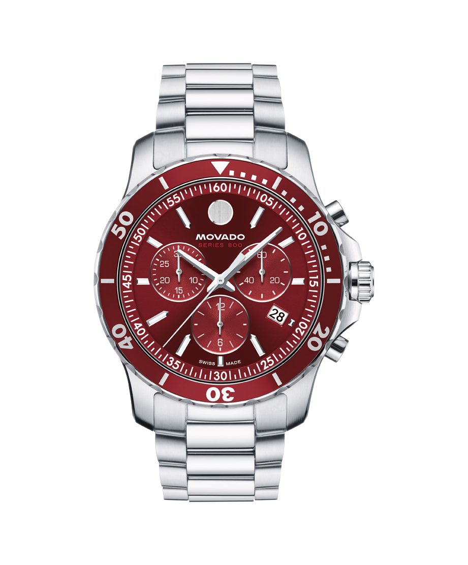 Movado Series 800 Chronograph 42mm SwissQuartz Chronograph Watch 