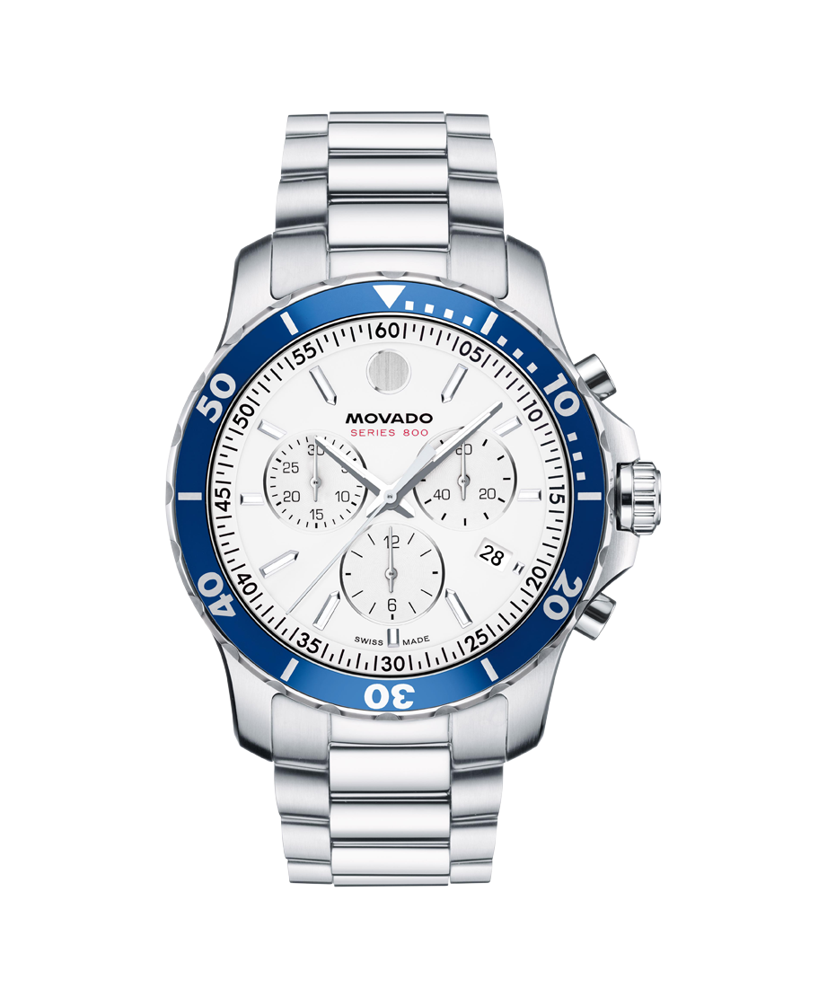Movado Series 800 42mm Chronograph Swiss Quartz Watch. 2600195