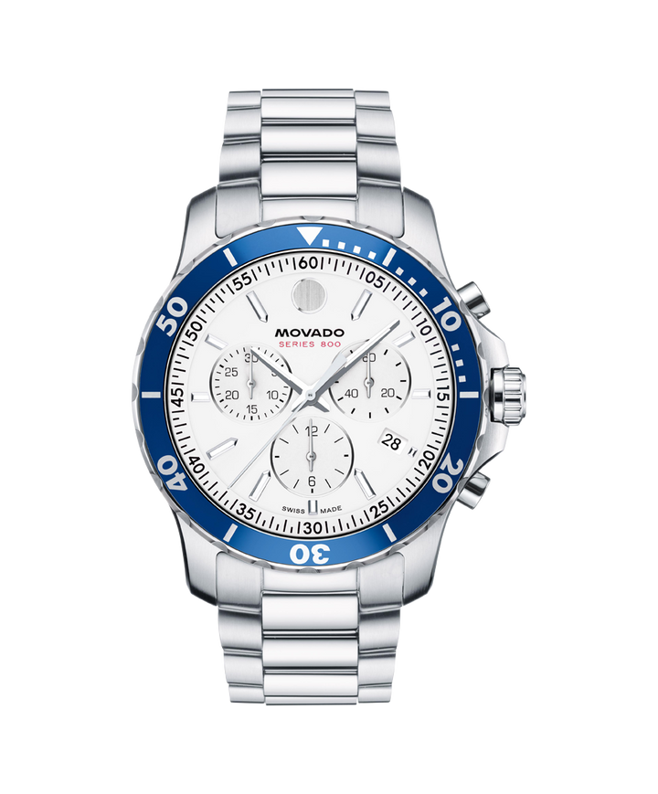 Movado Series 800 42mm Chronograph Swiss Quartz Watch. 2600195
