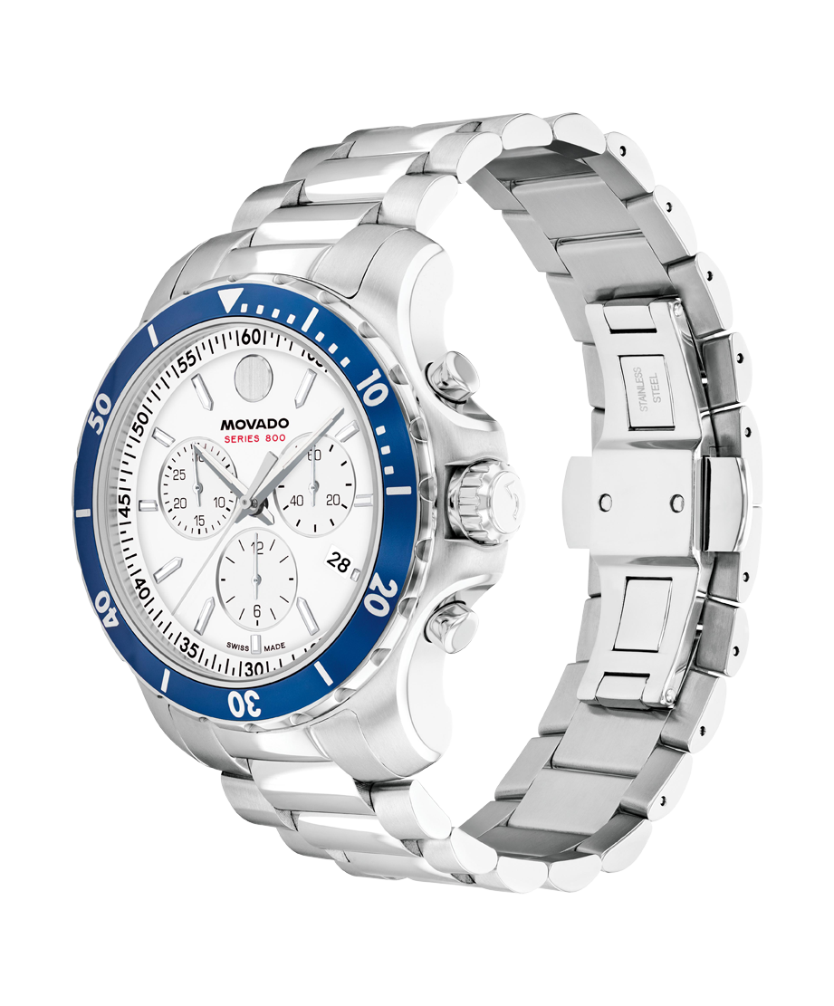 Movado Series 800 42mm Chronograph Swiss Quartz Watch. 2600195