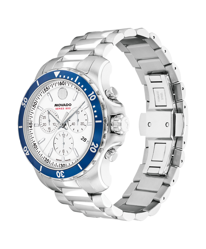 Movado Series 800 Chronograph 42mm SwissQuartz Chronograph Watch 