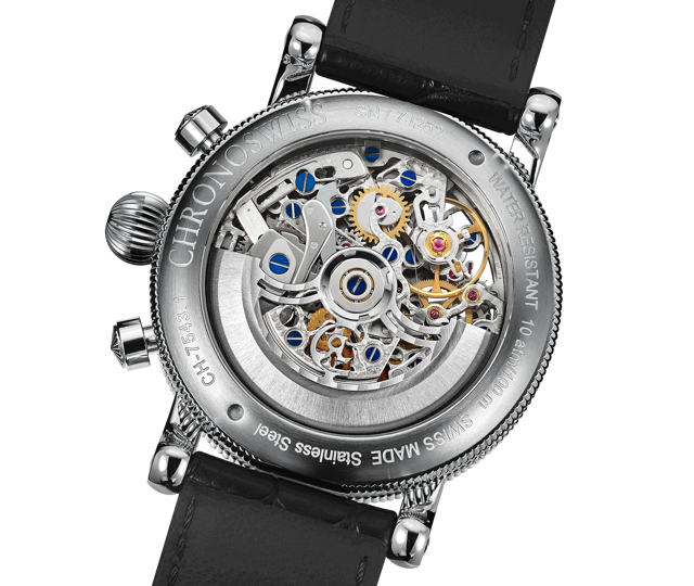 Chronoswiss Opus Chronograph Watch 41mm #CH-7543.1S-SI/11-2