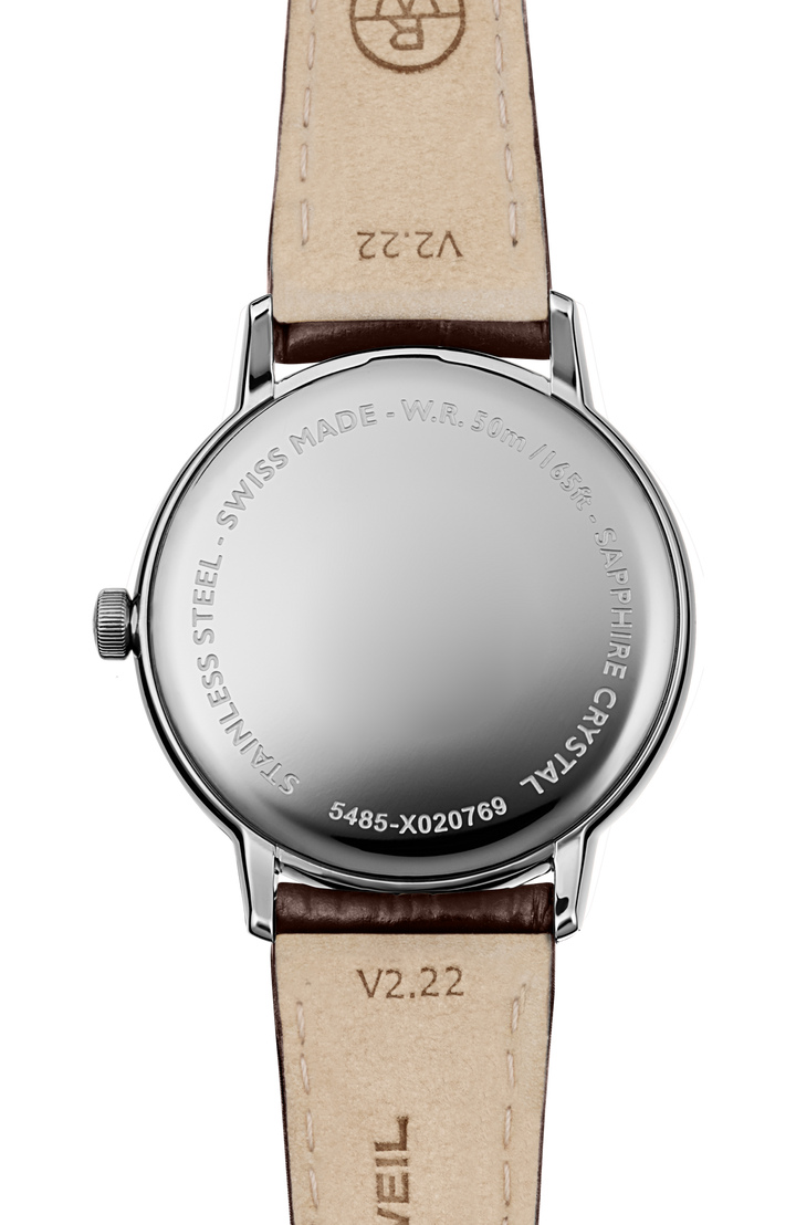 Raymond Weil Raymond Weil Toccata Classic Brown Leather Strap Quartz 39mm Watch #5485-SL5-65001