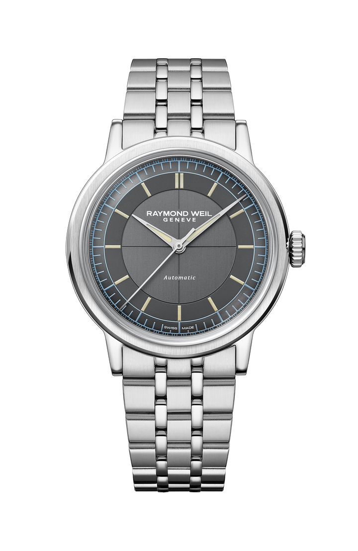 Raymond Weil Millesime Automatic Central Anthracite Dial 39mm Watch 