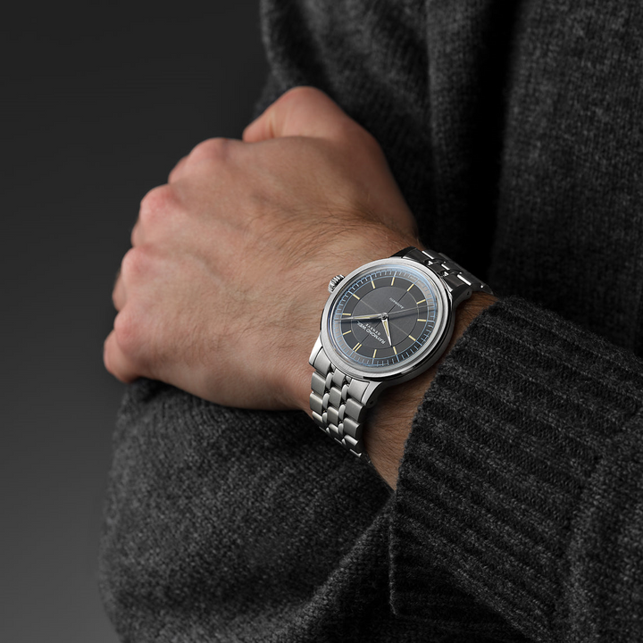 Raymond Weil Millesime Automatic Central Anthracite Dial 39mm Watch 2925-ST - 60011