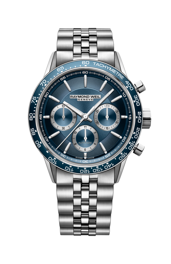 Raymond Weil Freelancer 43.5mm Automatic Chronograph Watch 7741-ST3-50021