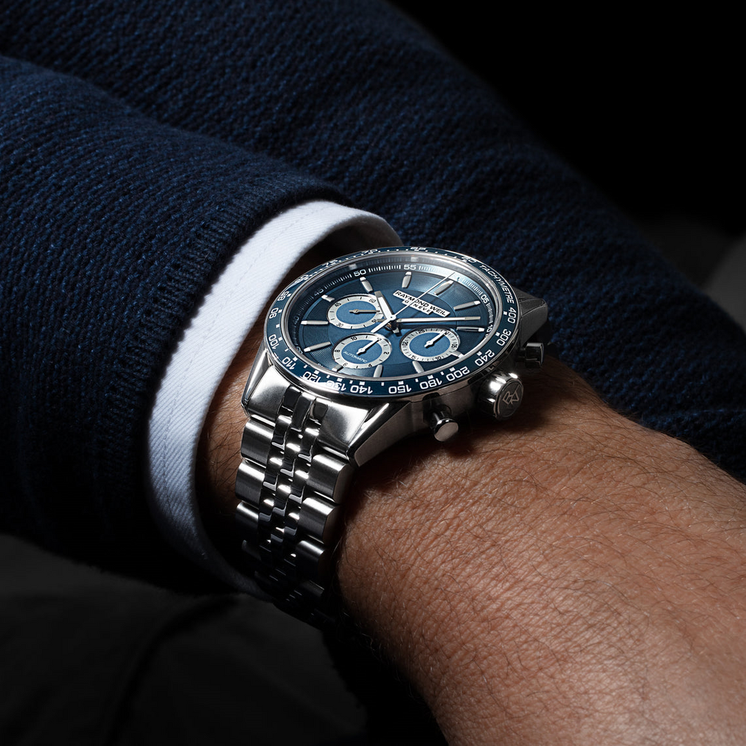 Raymond Weil Freelancer 43.5mm Automatic Chronograph Watch 7741-ST3-50021
