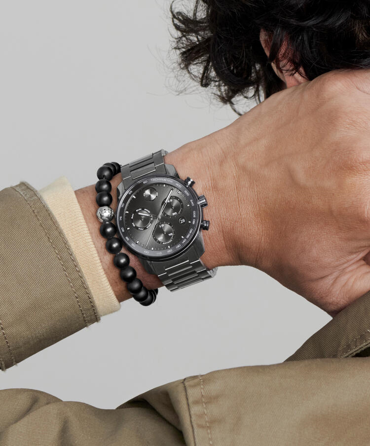 Movado Bold Verso 44mm Chronograph Swiss Quartz Watch 
