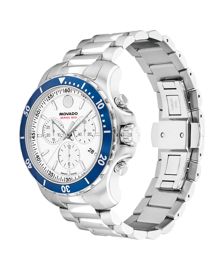 Movado Series 800 42mm Chronograph Swiss Quartz Watch. 2600195