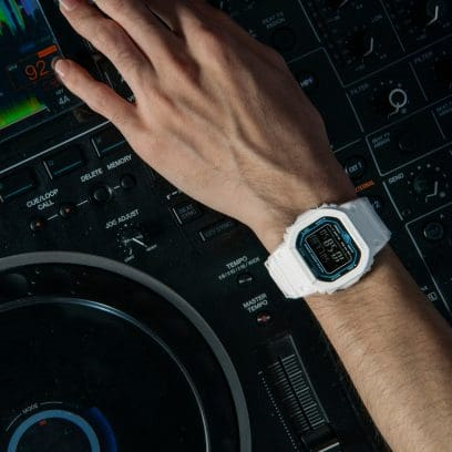 G-Shock Digital 5600 Series Watch. DWB5600SF-7 - The Galactic Connected Square