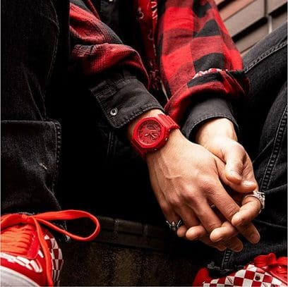G-Shock Analog Watch. GA2100-4A - The Crimson "CasiOak" Powerhouse