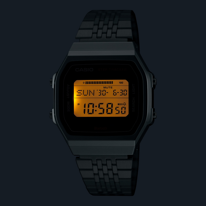 Casio Vintage Digital Watch. ABL100WE-1AV - The Connected Step-Tracker