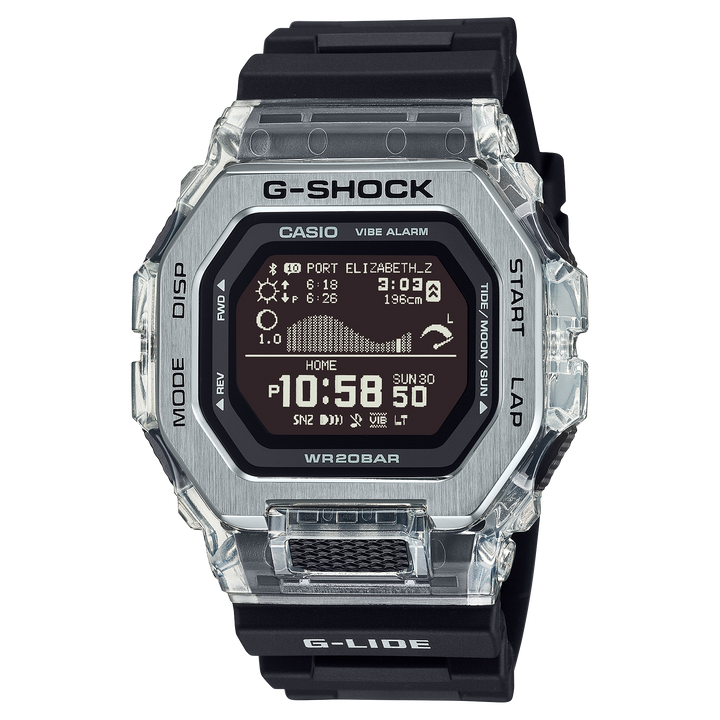 G-Shock G-Lide Surfers Watch. GBX100S-1 - G-LIDE Tide Graph Edition