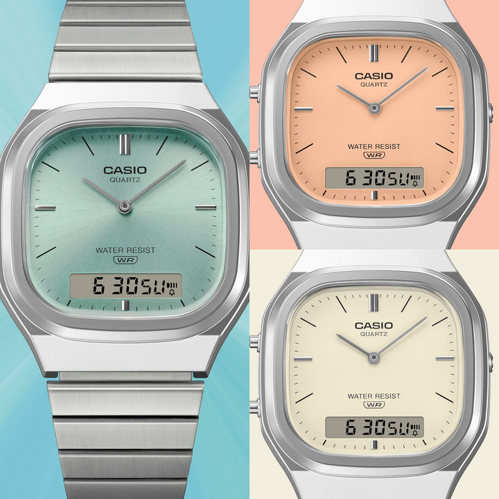 Casio Vintage Analog-Digital Retro Series Watch. AQ-240E-2A