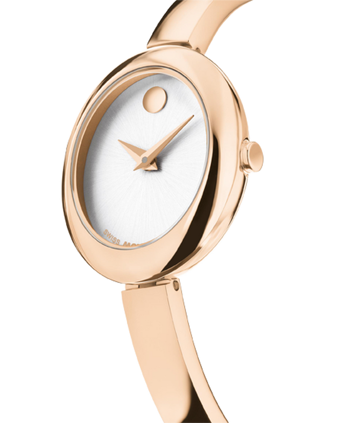 Movado Museum Bangle 21.5 x 25.5mm SwissQuartz Watch 