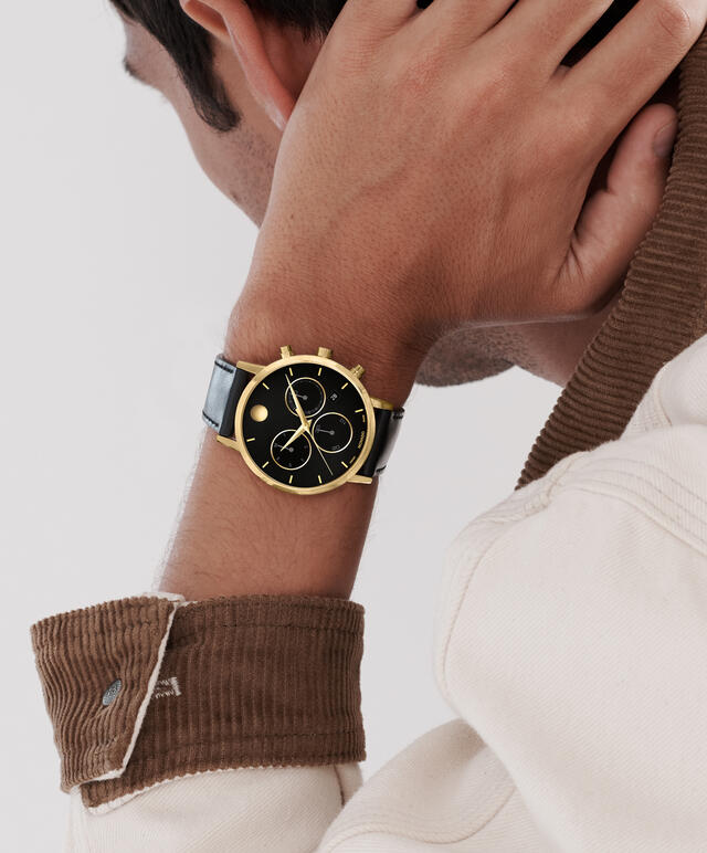 Movado Museum Classic Chronograph 42mm SwissQuartz Chronograph Watch 