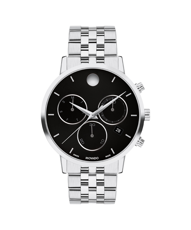 Movado Museum Classic Chronograph 42mm SwissQuartz Chronograph Watch 