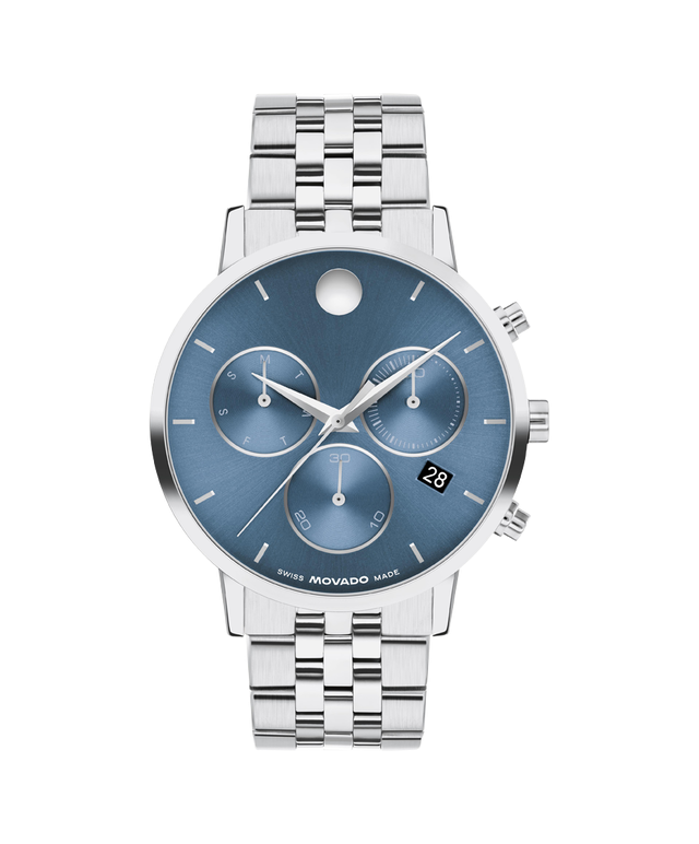 Movado Museum Classic Chronograph 42mm SwissQuartz Chronograph Watch 