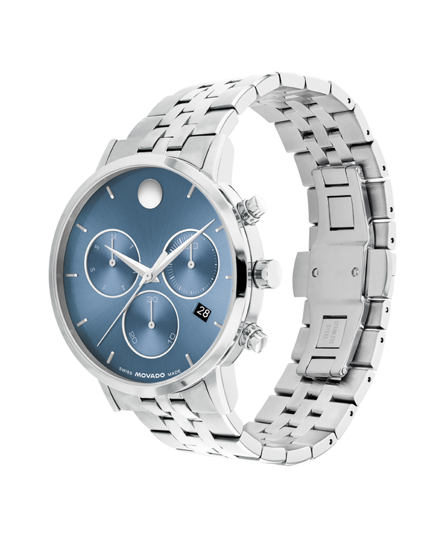 Movado Museum Classic Chronograph 42mm SwissQuartz Chronograph Watch 