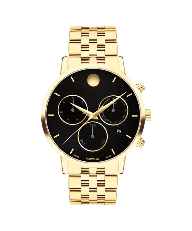 Movado Museum Classic Chronograph 42mm SwissQuartz Chronograph Watch 
