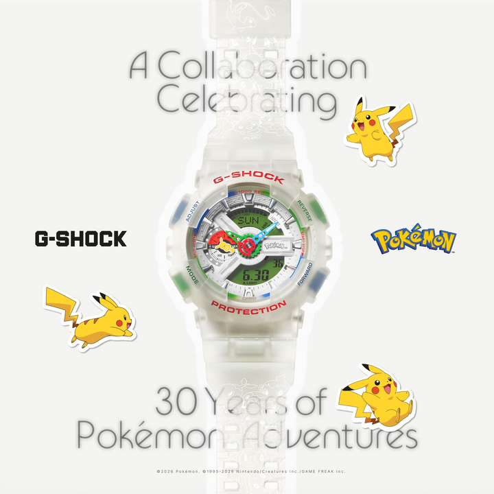 Gshock Digital Pokeman Stainless Steel Watch 