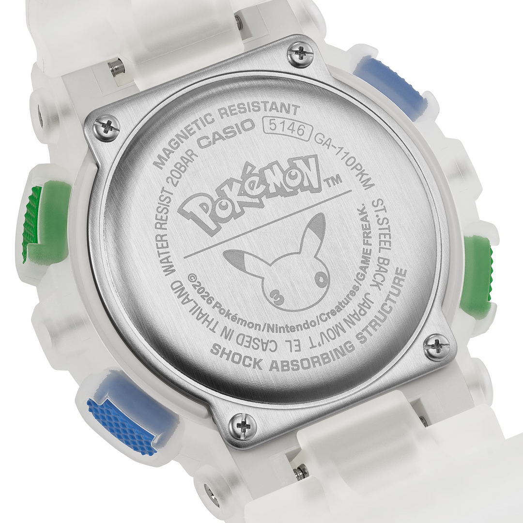 Gshock Digital Pokeman Stainless Steel Watch 
