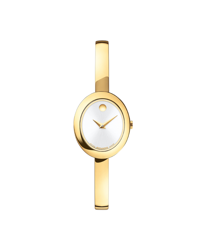 Movado Museum Bangle 21.5 X 25.5mm Swiss Quartz Watch 0608063