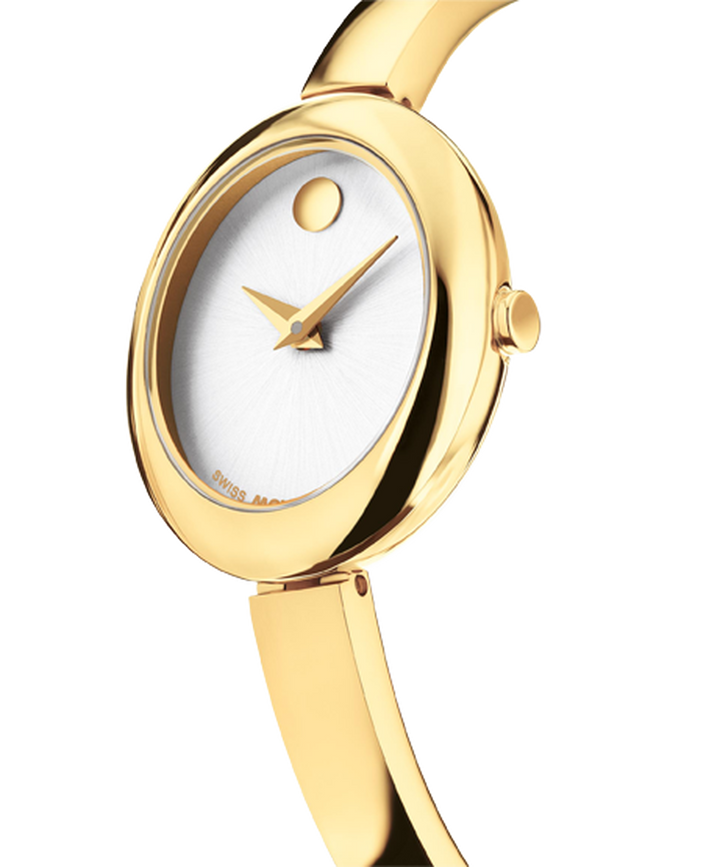 Movado Museum Bangle 21.5 X 25.5mm Swiss Quartz Watch 0608063