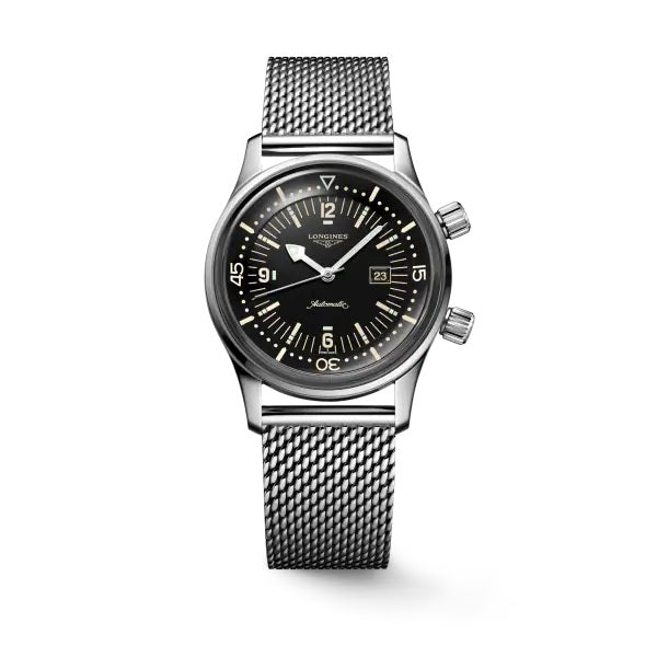 Longines Legend Diver 36mm Automatic Watch. L3.374.4.50.6.