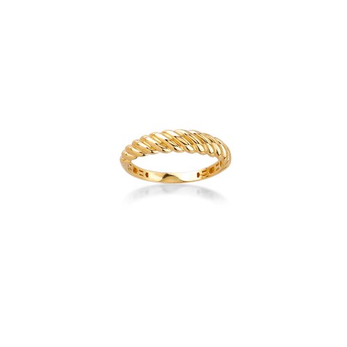 10K Yellow Gold Croissant Ring.