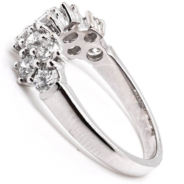 14KT White Gold 1.17CTW SI G-H Colour Diamond Band.

Band Width: 2.2